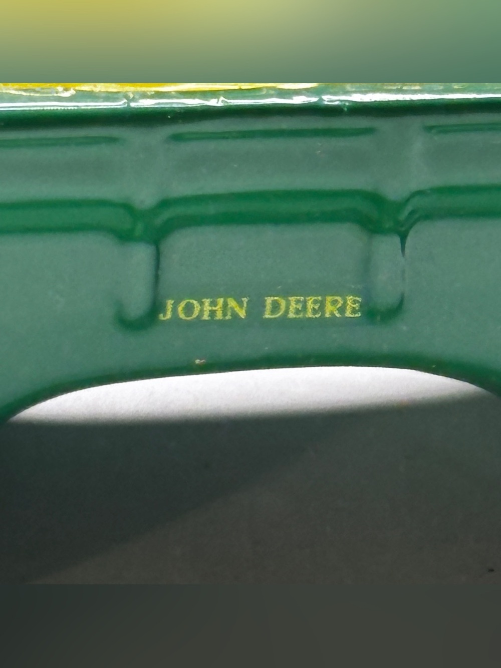John Deere Tractor Salt and Pepper Shakers country tin tray country farm - Picture 10 of 13